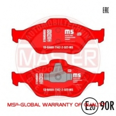 13046071422-SET-MS MASTER-SPORT Комплект тормозных колодок, дисковый тормоз