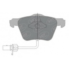 SP 282 PR SCT Комплект тормозных колодок, дисковый тормоз