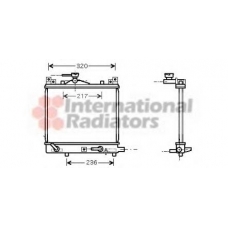 52002058 VAN WEZEL Радиатор, охлаждение двигателя