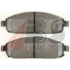38460 ABS Комплект тормозных колодок, дисковый тормоз