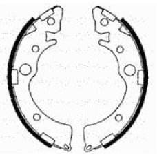 153-155 CIFAM Комплект тормозных колодок