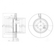 BG4146C DELPHI Тормозной диск