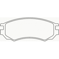 MDB1500 MINTEX Комплект тормозных колодок, дисковый тормоз
