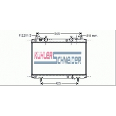 1714501 KUHLER SCHNEIDER Радиатор, охлаждение двигател