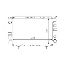 QER1302 QUINTON HAZELL Радиатор, охлаждение двигателя