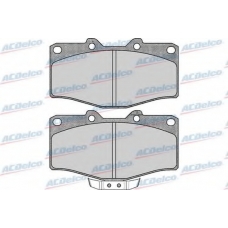 AC058538D AC Delco Комплект тормозных колодок, дисковый тормоз