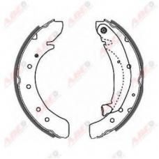 C0P013ABE ABE Комплект тормозных колодок