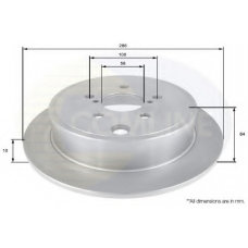 ADC0823 COMLINE Тормозной диск