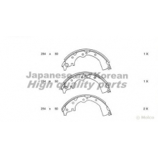 T113-75 ASHUKI Комплект тормозных колодок