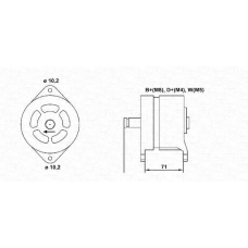 943356849010 MAGNETI MARELLI Генератор