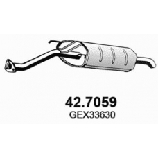 42.7059 ASSO Глушитель выхлопных газов конечный