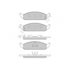 12-0837 E.T.F. Комплект тормозных колодок, дисковый тормоз