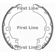FBS616 FIRST LINE Комплект тормозных колодок