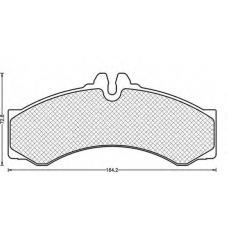 430216170646 MAGNETI MARELLI Комплект тормозных колодок, дисковый тормоз
