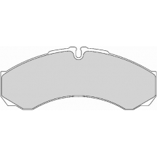 AVR122 ABEX Комплект тормозных колодок, дисковый тормоз