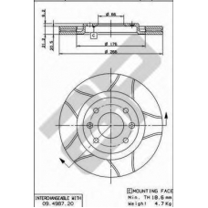 X 24914 AP Тормозной диск