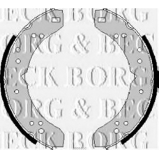 BBS6150 BORG & BECK Комплект тормозных колодок