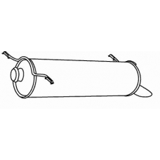 19011 WALKER Глушитель выхлопных газов конечный