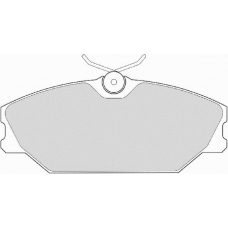 FD6899N NECTO Комплект тормозных колодок, дисковый тормоз