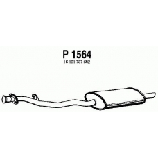 P1564 FENNO Глушитель выхлопных газов конечный