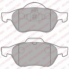 LP2252 DELPHI Комплект тормозных колодок, дисковый тормоз