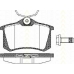 8110 10512 TRISCAN Комплект тормозных колодок, дисковый тормоз