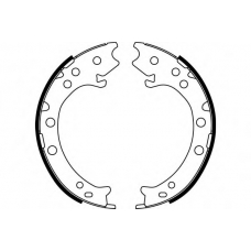 S859 SIMER Комплект тормозных колодок