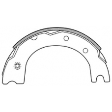 FN-2298 JNBK Колодки тормозные