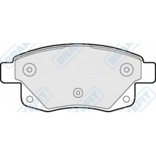 PD3095 APEC Комплект тормозных колодок, дисковый тормоз