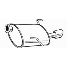 22950 WALKER Глушитель выхлопных газов конечный