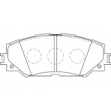 WBP24336A WAGNER LOCKHEED Комплект тормозных колодок, дисковый тормоз