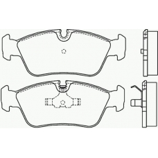 MDK0089 MINTEX Комплект тормозов, дисковый тормозной механизм