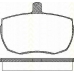 8110 10815 TRISCAN Комплект тормозных колодок, дисковый тормоз