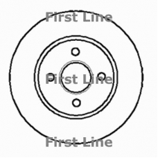 FBD483 FIRST LINE Тормозной диск