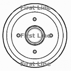 FBR945 FIRST LINE Тормозной барабан