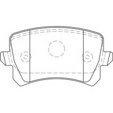 WBP24483A WAGNER LOCKHEED Комплект тормозных колодок, дисковый тормоз