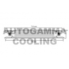 103991 AUTOGAMMA Интеркулер