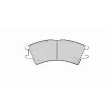 FD6867N NECTO Комплект тормозных колодок, дисковый тормоз