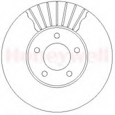 562292B BENDIX Тормозной диск