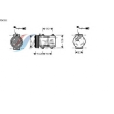 FDK281 AVA Компрессор, кондиционер