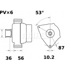 MG 96 MAHLE Генератор