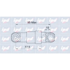 15-3253 IPD Натяжитель ремня, клиновой зубча