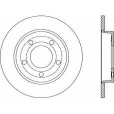 BDA2024.10 OPEN PARTS Тормозной диск