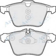 PAD1595 APEC Комплект тормозных колодок, дисковый тормоз