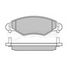 025 233 4017/PD MEYLE Комплект тормозных колодок, дисковый тормоз