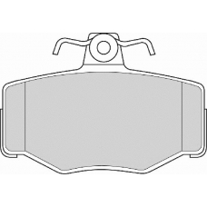 FD6477A NECTO Комплект тормозных колодок, дисковый тормоз