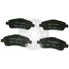 12160 OPTIMAL Комплект тормозных колодок, дисковый тормоз