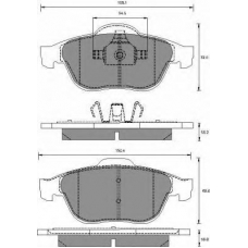 AC686681D AC Delco Комплект тормозных колодок, дисковый тормоз