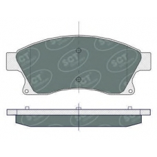 SP 359 SCT Комплект тормозных колодок, дисковый тормоз