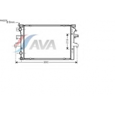 VW2231 AVA Радиатор, охлаждение двигателя